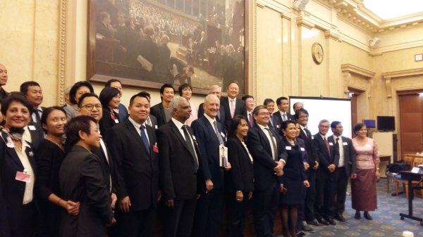Les membres du Haut Conseil des Asiatiques de France (photo : J. Charles)
